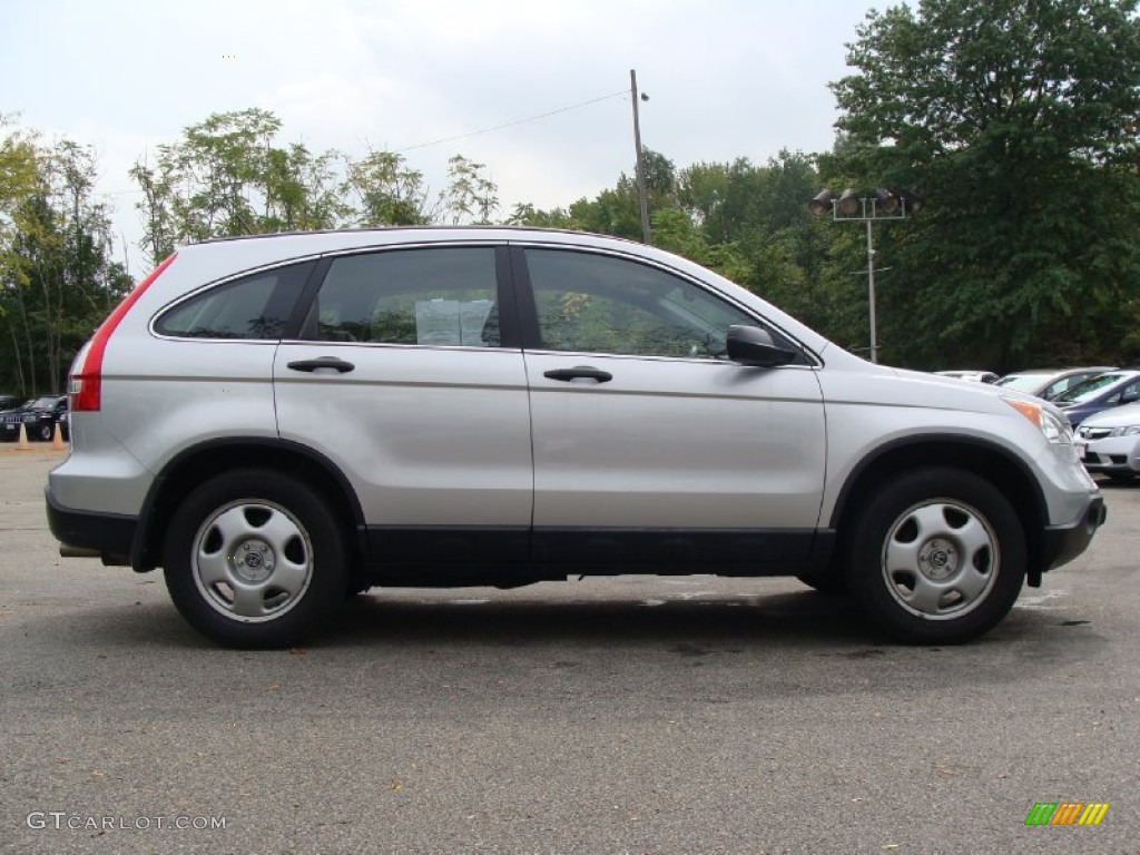 2009 CR-V LX 4WD - Alabaster Silver Metallic / Gray photo #7