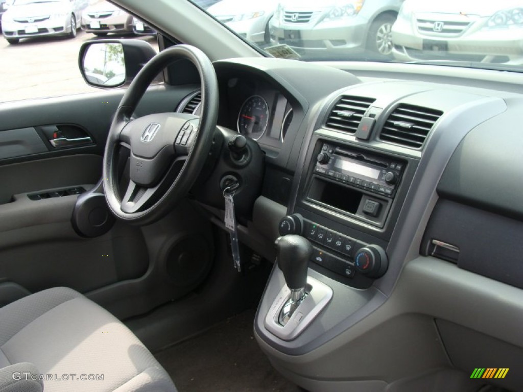 2009 CR-V LX 4WD - Alabaster Silver Metallic / Gray photo #14
