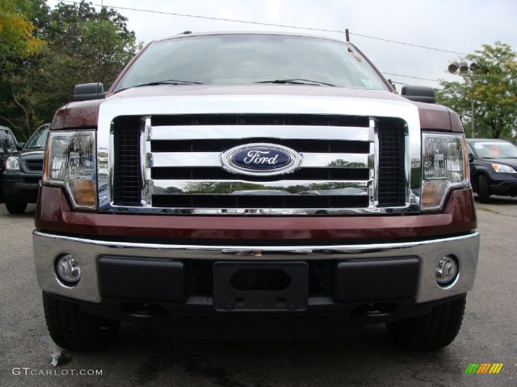 2010 F150 XLT SuperCrew 4x4 - Royal Red Metallic / Medium Stone photo #5