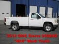Summit White - Sierra 2500HD Regular Cab 4x4 Photo No. 1