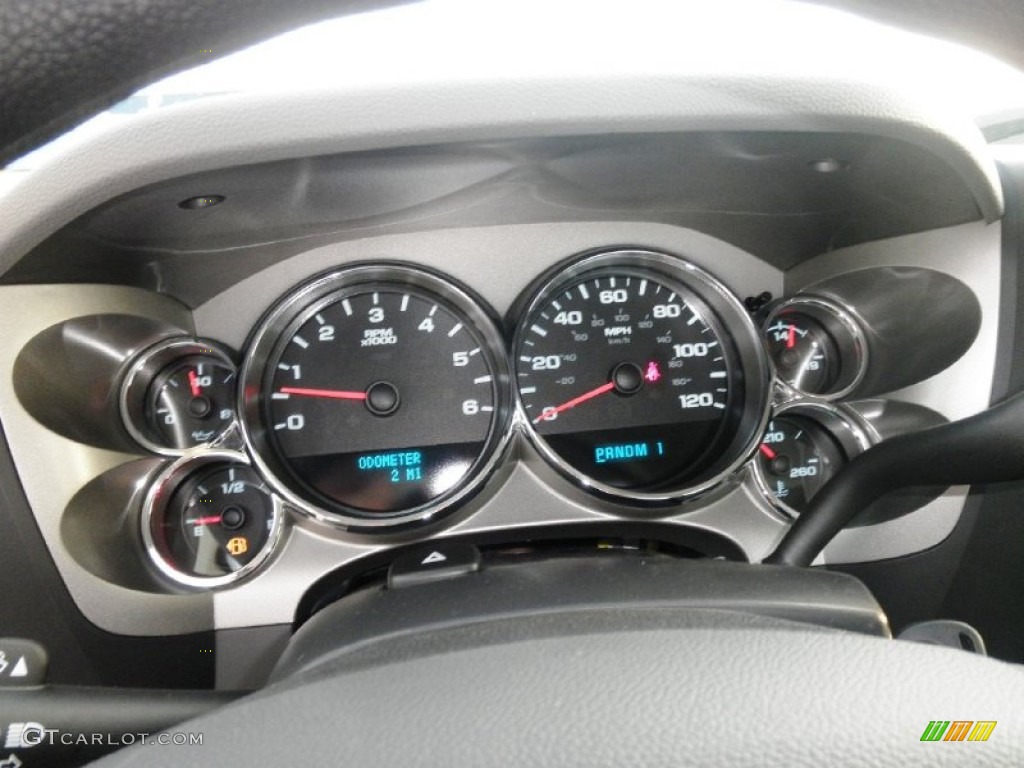 2012 GMC Sierra 3500HD Regular Cab Dually Chassis Gauges Photo #54695971