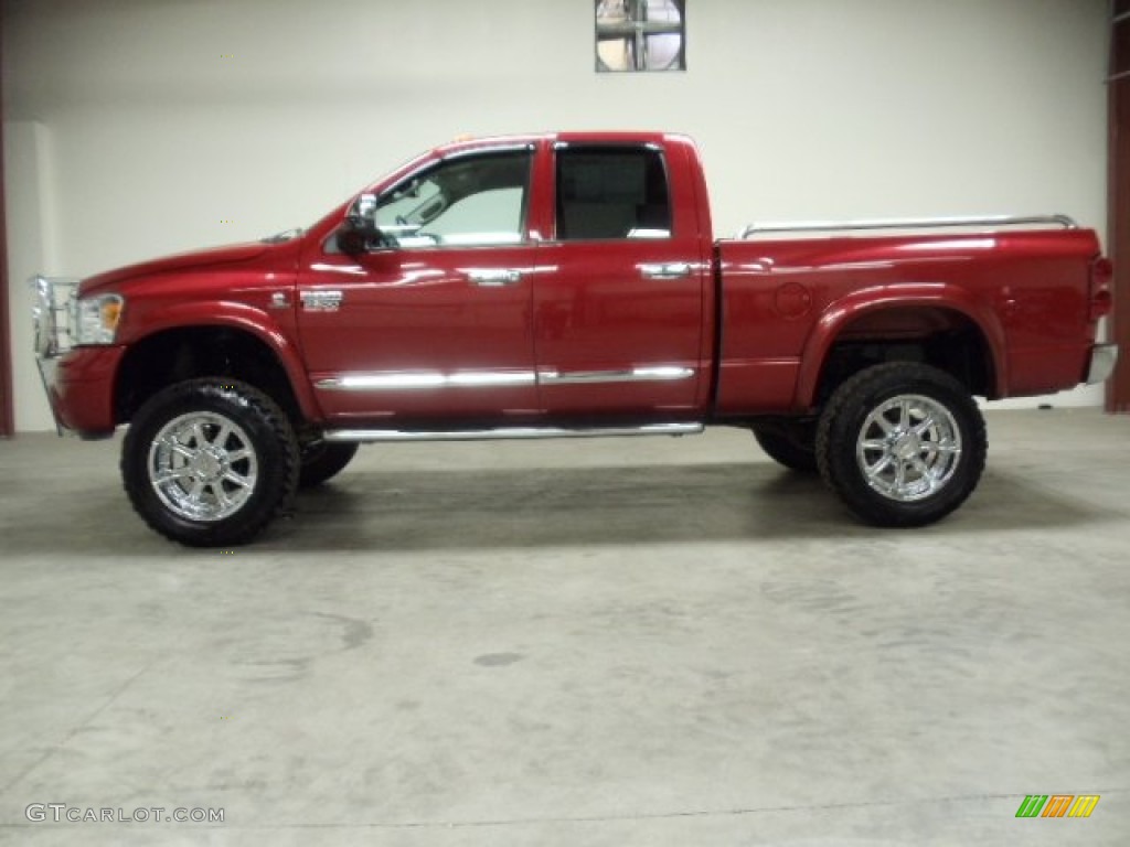2008 Dodge Ram 2500 Laramie Quad Cab 4x4 Custom Wheels Photo #54696979