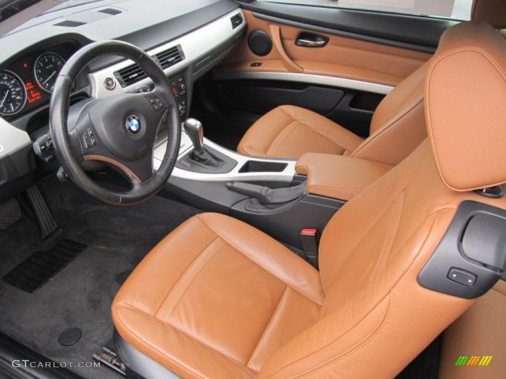 2008 3 Series 335xi Coupe - Alpine White / Saddle Brown/Black photo #14