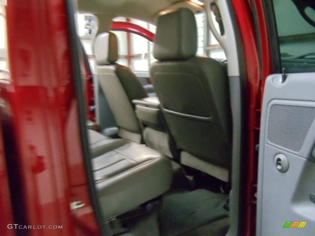 2008 Ram 2500 Laramie Quad Cab 4x4 - Inferno Red Crystal Pearl / Medium Slate Gray photo #17