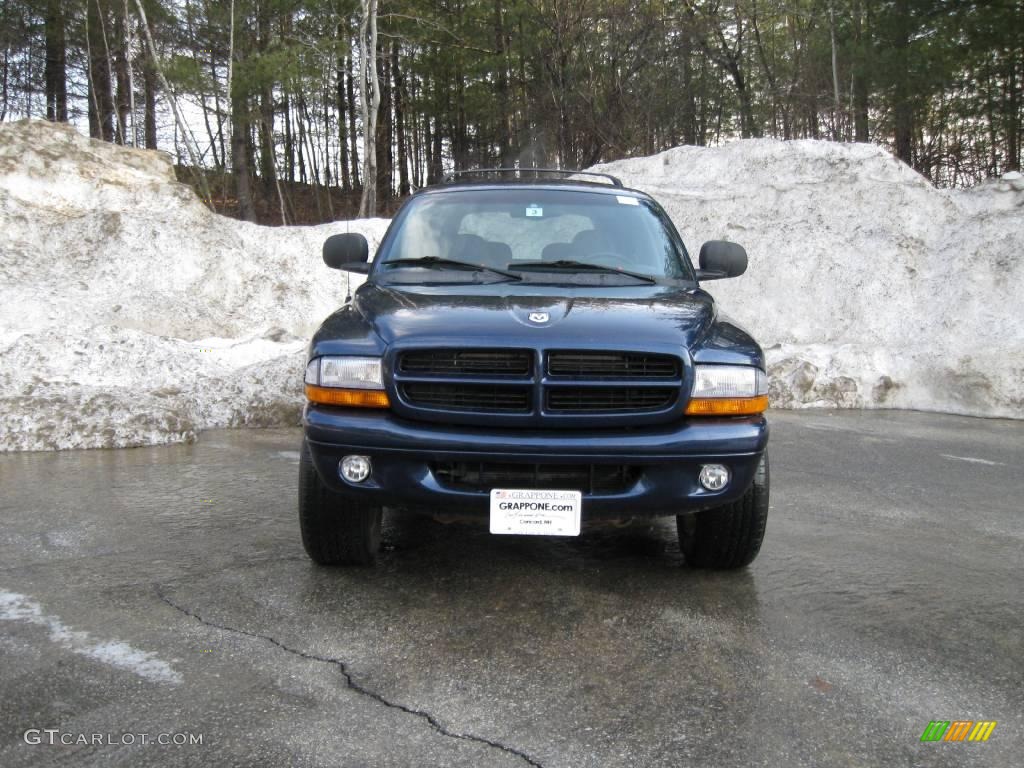 2000 Durango R/T 4x4 - Patriot Blue Pearl / Agate Black photo #7