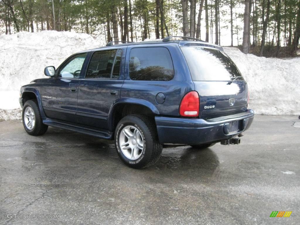 2000 Durango R/T 4x4 - Patriot Blue Pearl / Agate Black photo #10
