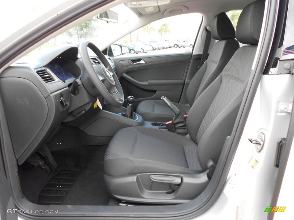 Titan Black Interior 2012 Volkswagen Jetta S Sedan Photo #54697933