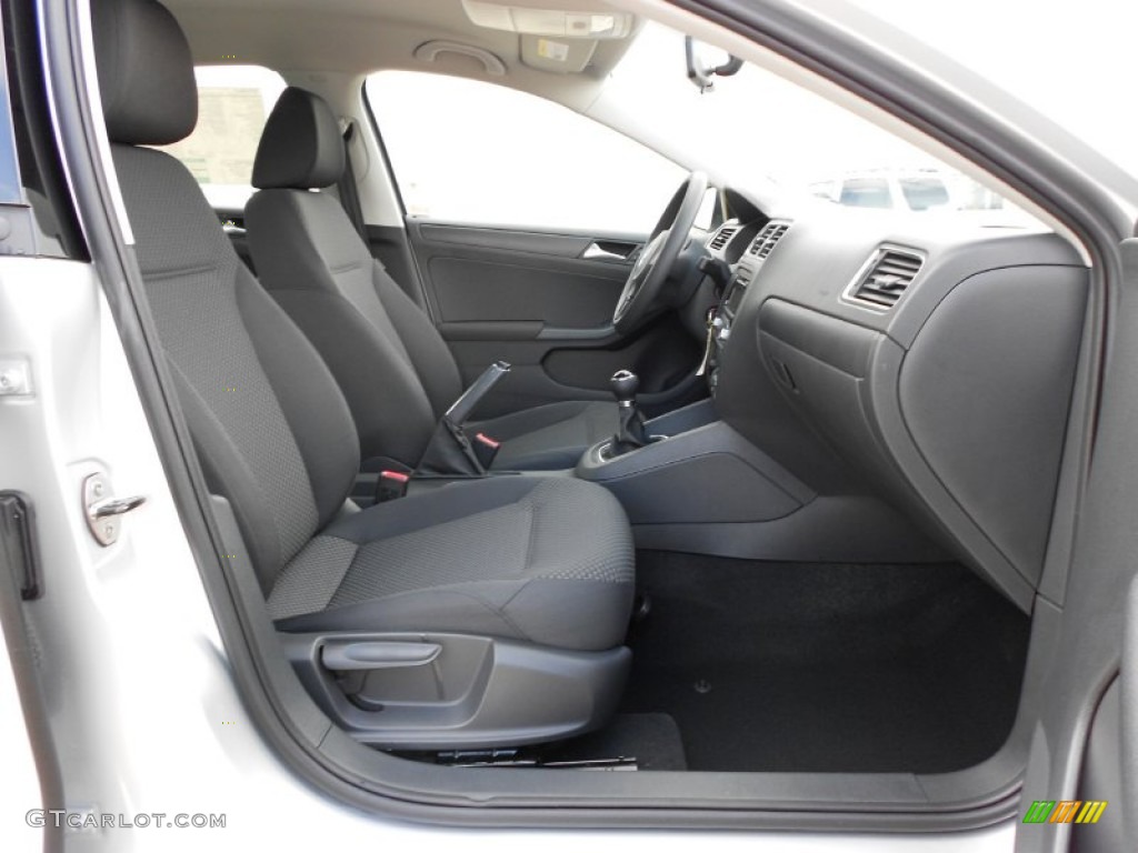 Titan Black Interior 2012 Volkswagen Jetta S Sedan Photo #54697951