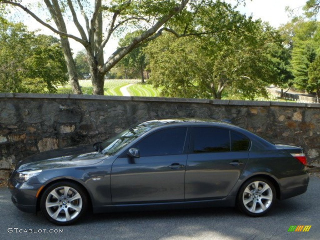 Platinum Grey Metallic 2010 BMW 5 Series 535i Sedan Exterior Photo #54698125
