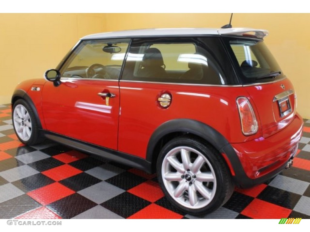 2006 Cooper S Hardtop - Chili Red / Panther Black photo #3