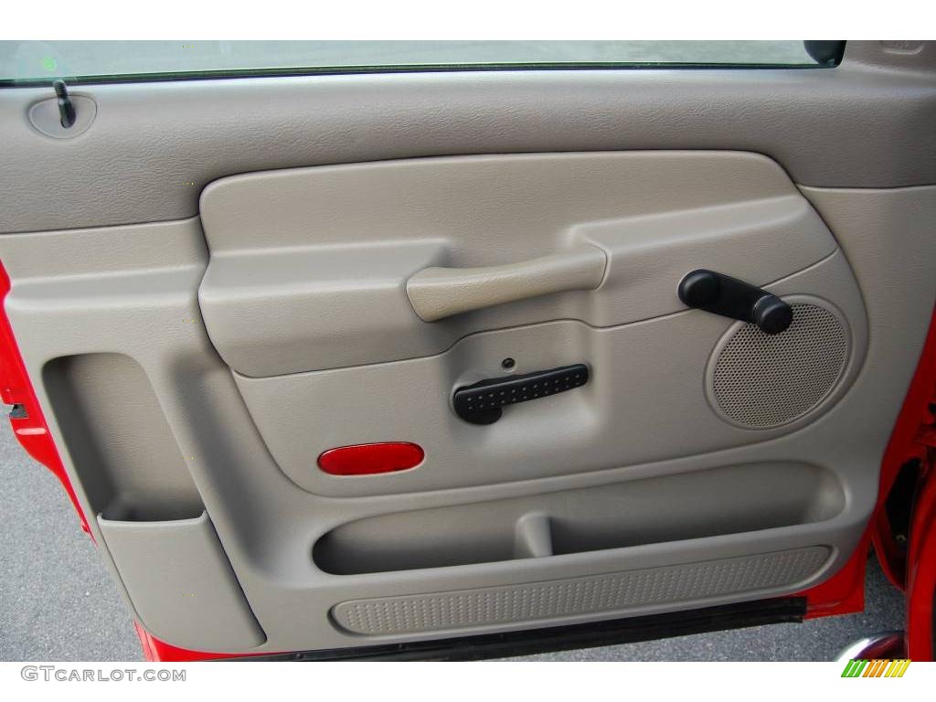 2003 Ram 1500 ST Regular Cab - Flame Red / Taupe photo #13