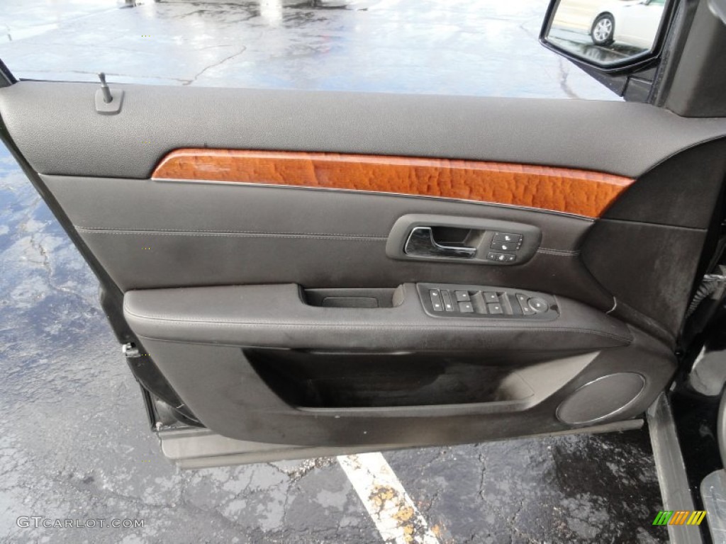 2008 Cadillac SRX 4 V6 AWD Ebony/Ebony Door Panel Photo #54699496