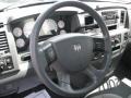 Medium Slate Gray 2007 Dodge Ram 1500 SLT Regular Cab Steering Wheel