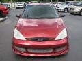 2002 Sangria Red Metallic Ford Focus ZX3 Coupe  photo #3