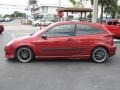 Sangria Red Metallic 2002 Ford Focus ZX3 Coupe Exterior