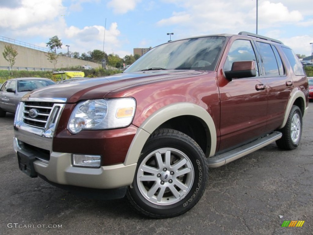 2010 Explorer Eddie Bauer 4x4 - Dark Copper Metallic / Camel photo #1