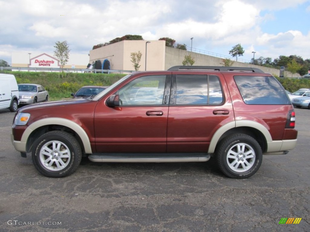 Dark Copper Metallic 2010 Ford Explorer Eddie Bauer 4x4 Exterior Photo #54700465