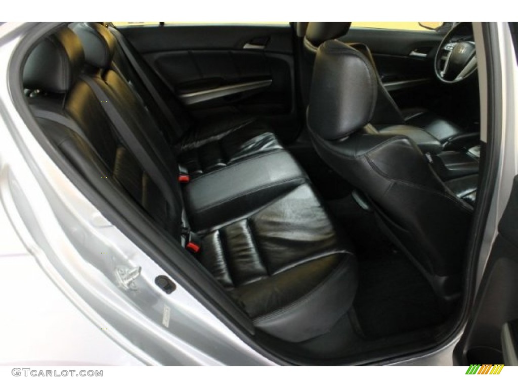 2008 Accord EX-L V6 Sedan - Alabaster Silver Metallic / Black photo #14