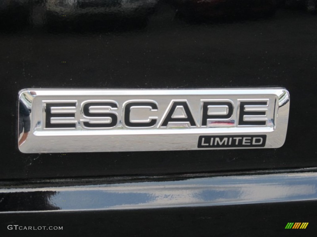 2010 Escape Limited V6 4WD - Black / Charcoal Black photo #4