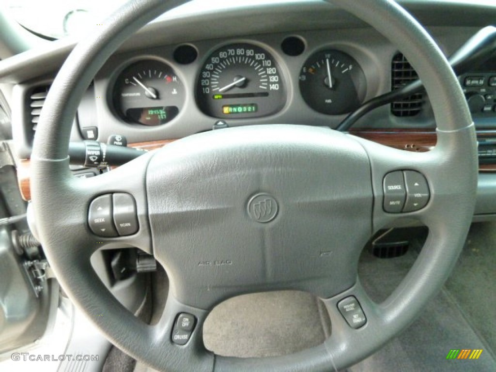 2005 Buick LeSabre Custom Gray Steering Wheel Photo #54701437