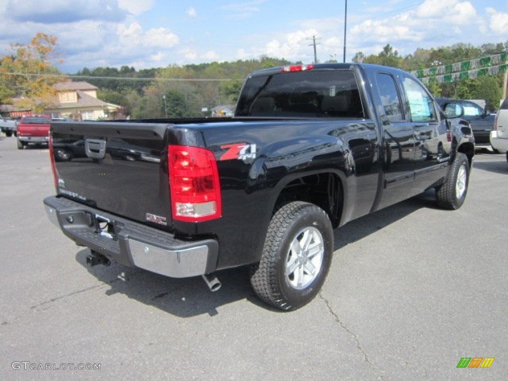 Onyx Black 2012 GMC Sierra 1500 SLE Extended Cab 4x4 Exterior Photo #54701443