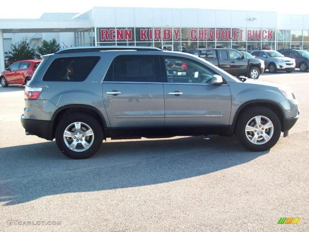 2007 Acadia SLT - Blue Gold Metallic / Titanium photo #3