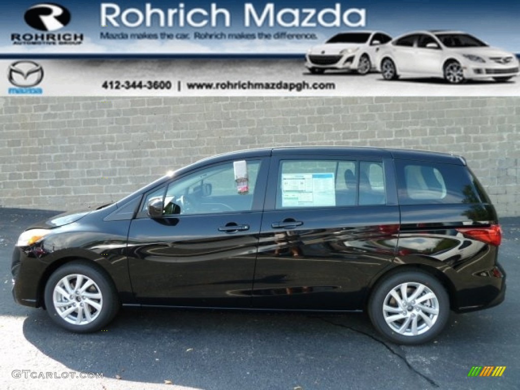 2012 MAZDA5 Sport - Brilliant Black / Black photo #1