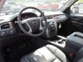 Ebony 2011 GMC Sierra 1500 SLT Extended Cab 4x4 Interior Color