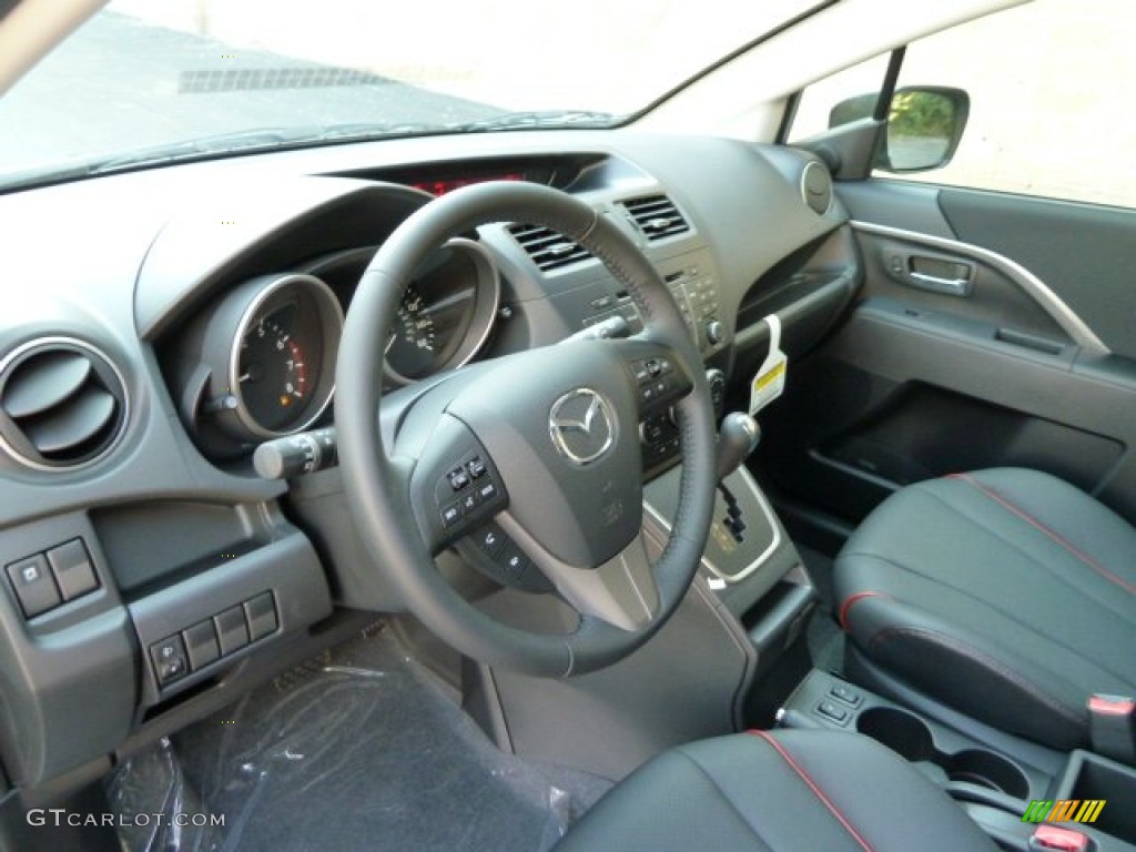 Black Interior 2012 Mazda MAZDA5 Grand Touring Photo #54702472