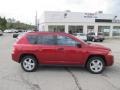2007 Inferno Red Crystal Pearlcoat Jeep Compass Sport 4x4  photo #2