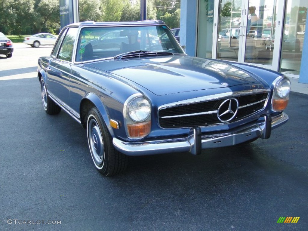 1971 SL Class 280 SL Roadster - Blue Metallic / Blue photo #3