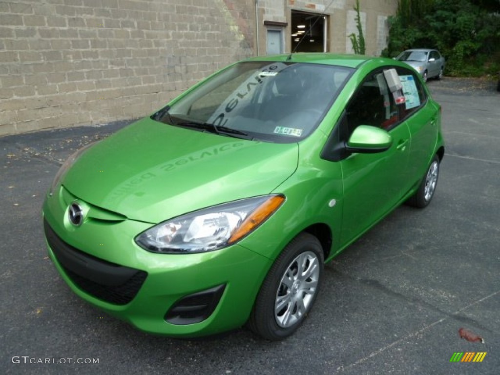 Spirited Green Metallic 2011 Mazda MAZDA2 Touring Exterior Photo #54703954