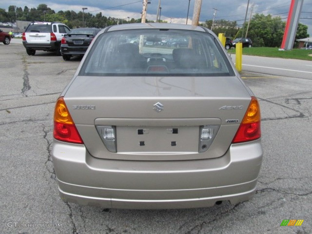 2006 Aerio AWD Sedan - Cool Beige Metallic / Black photo #3