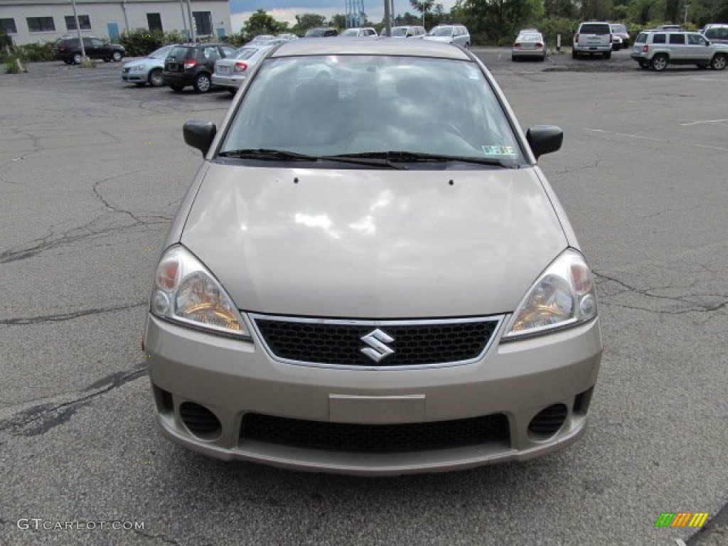 2006 Aerio AWD Sedan - Cool Beige Metallic / Black photo #5