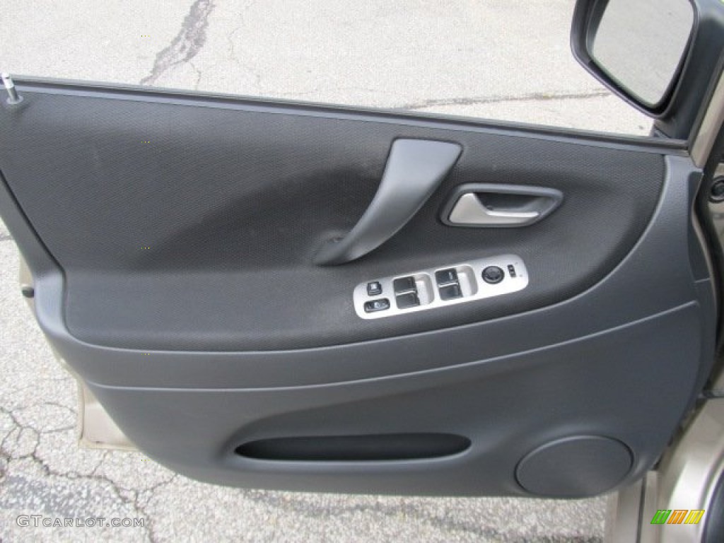 2006 Aerio AWD Sedan - Cool Beige Metallic / Black photo #8