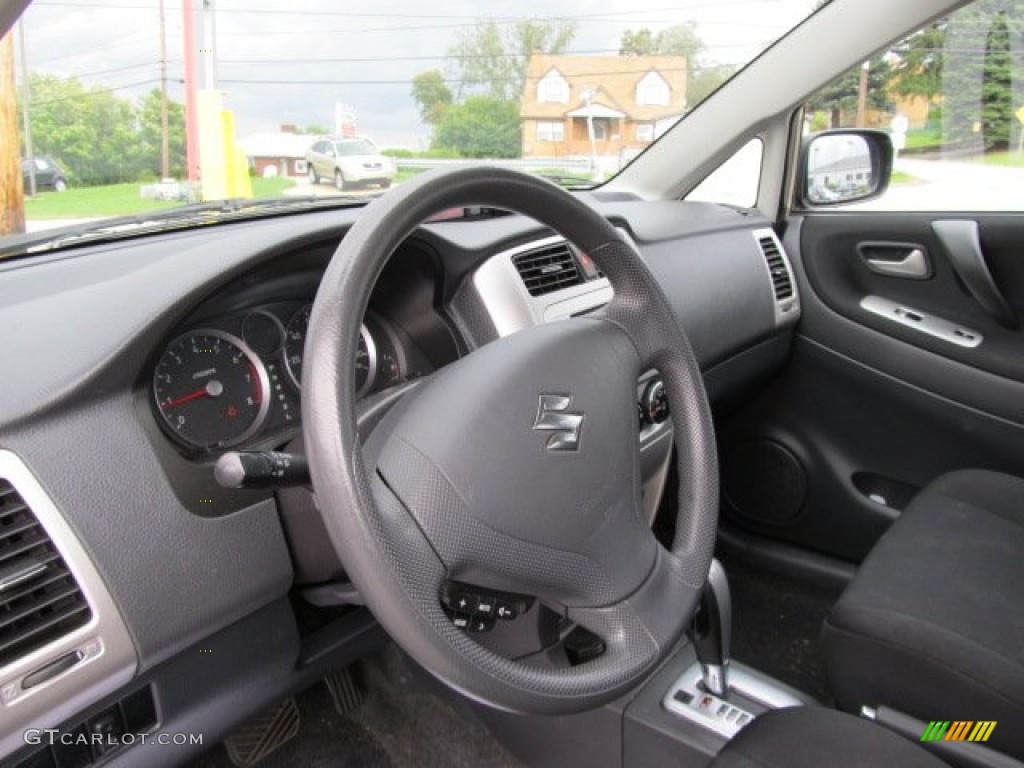 2006 Aerio AWD Sedan - Cool Beige Metallic / Black photo #9