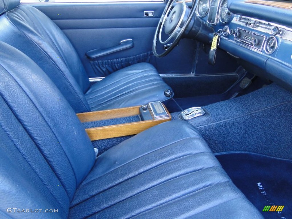 1971 SL Class 280 SL Roadster - Blue Metallic / Blue photo #22