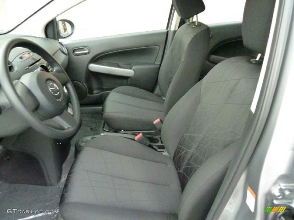 Black Interior 2011 Mazda MAZDA2 Sport Photo #54704134