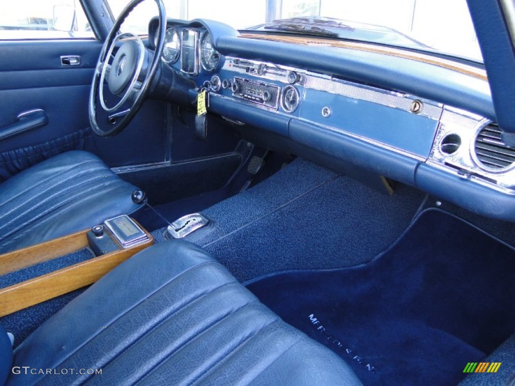 1971 SL Class 280 SL Roadster - Blue Metallic / Blue photo #23
