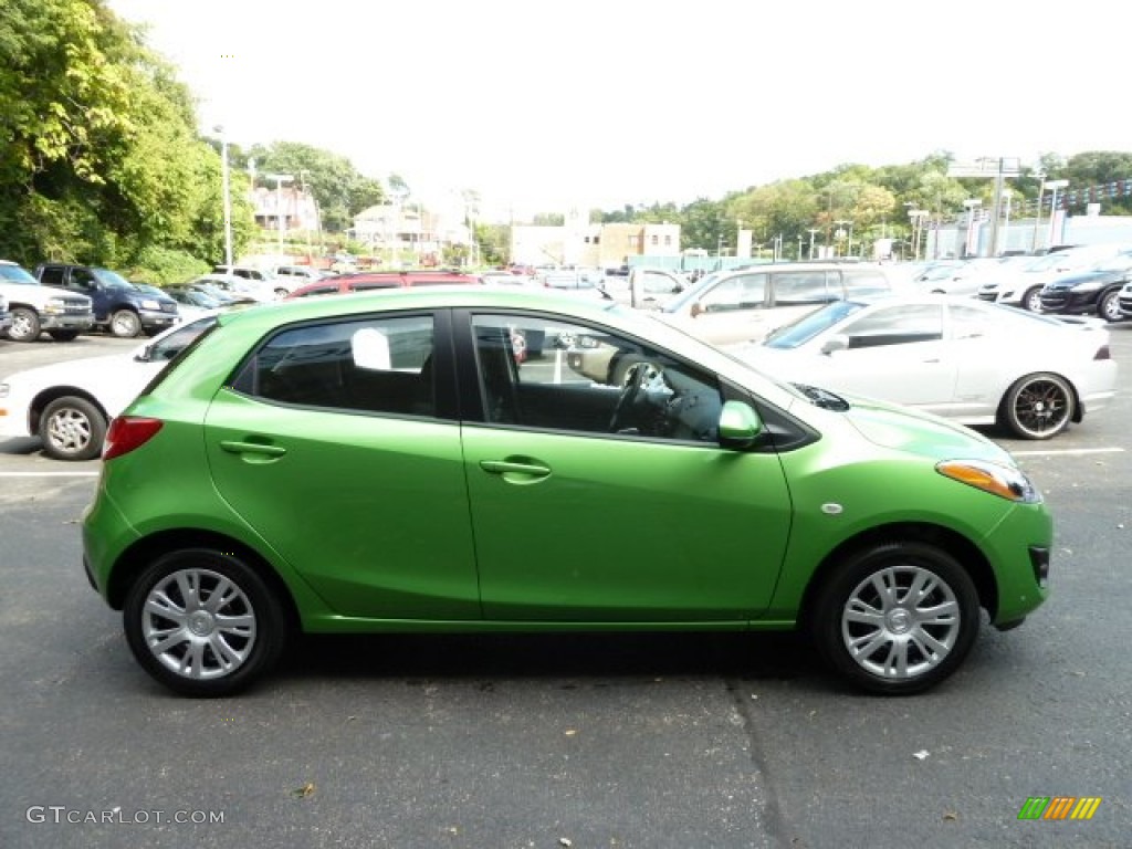 Spirited Green Metallic 2011 Mazda MAZDA2 Sport Exterior Photo #54704254