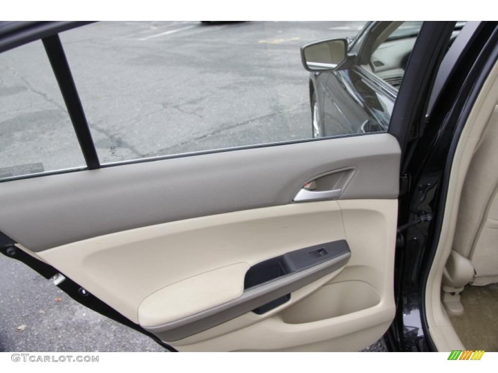 2009 Accord LX Sedan - Crystal Black Pearl / Ivory photo #15
