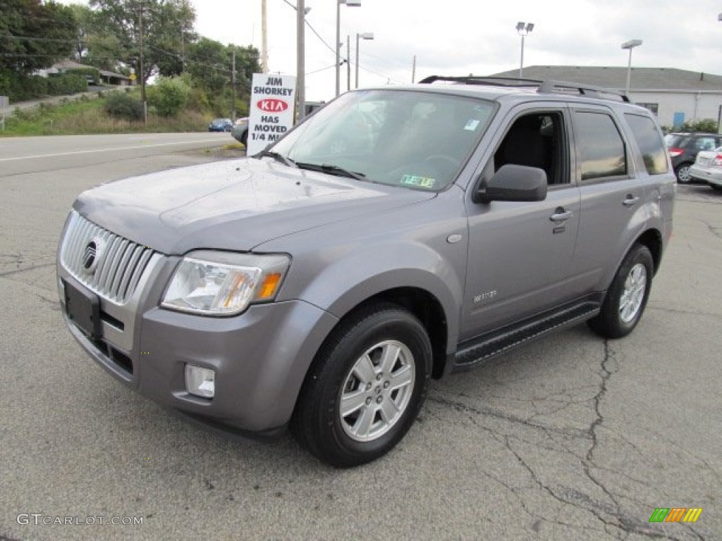 2008 Mariner V6 - Tungsten Grey Metallic / Black photo #7