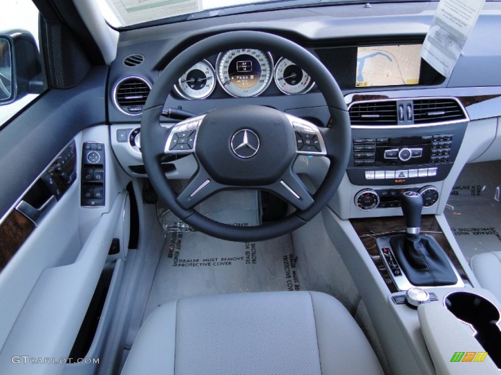 2012 Mercedes-Benz C 250 Luxury Ash Dashboard Photo #54705154