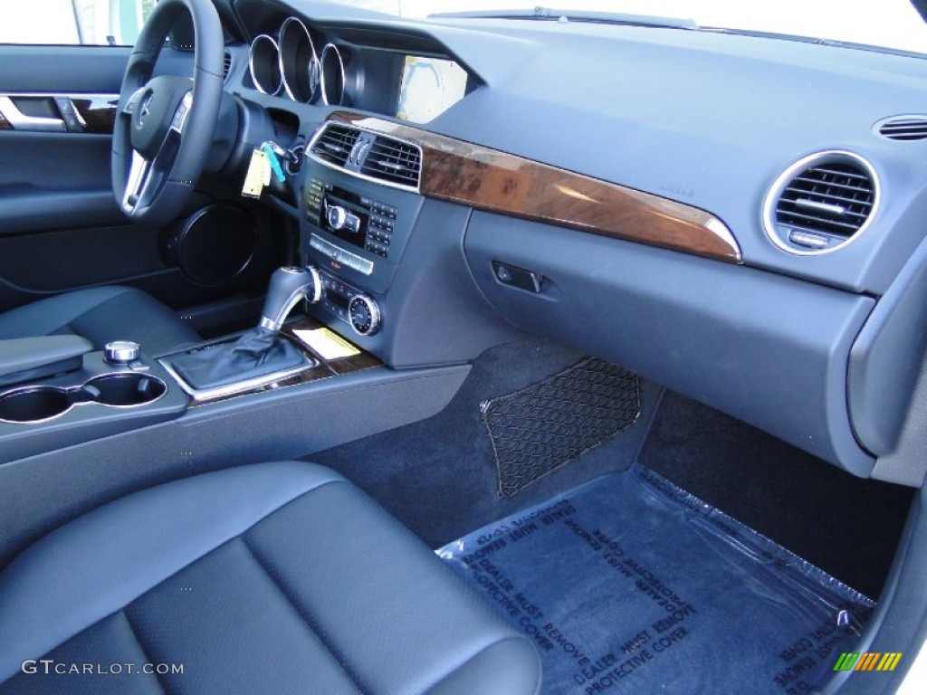2012 Mercedes-Benz C 250 Sport Black Dashboard Photo #54705500
