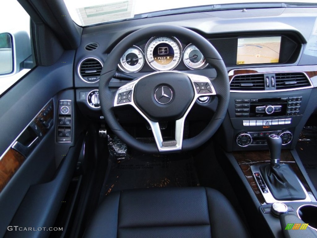 2012 Mercedes-Benz C 250 Sport Black Dashboard Photo #54705616