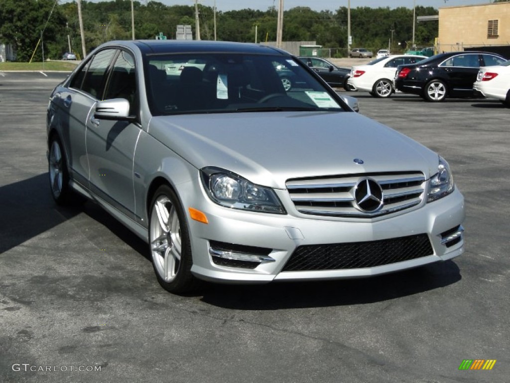 Iridium Silver Metallic 2012 Mercedes-Benz C 250 Sport Exterior Photo #54705643