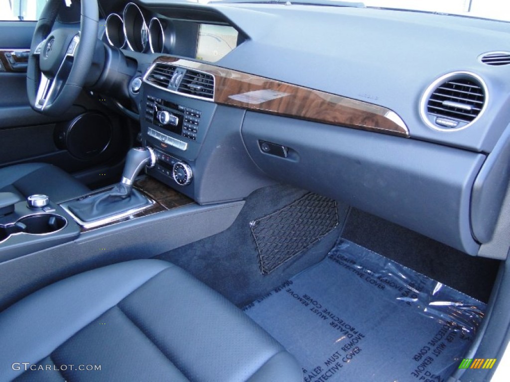 2012 Mercedes-Benz C 250 Sport Black Dashboard Photo #54705792
