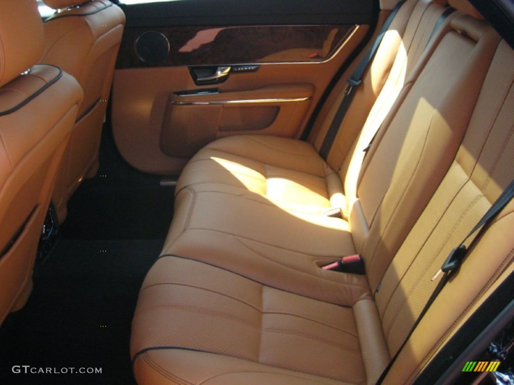 London Tan/Jet Interior 2012 Jaguar XJ XJL Portfolio Photo #54706456