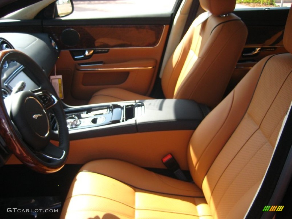 London Tan/Jet Interior 2012 Jaguar XJ XJL Portfolio Photo #54706462