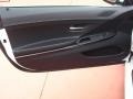Black Nappa Leather 2012 BMW 6 Series 650i Coupe Door Panel